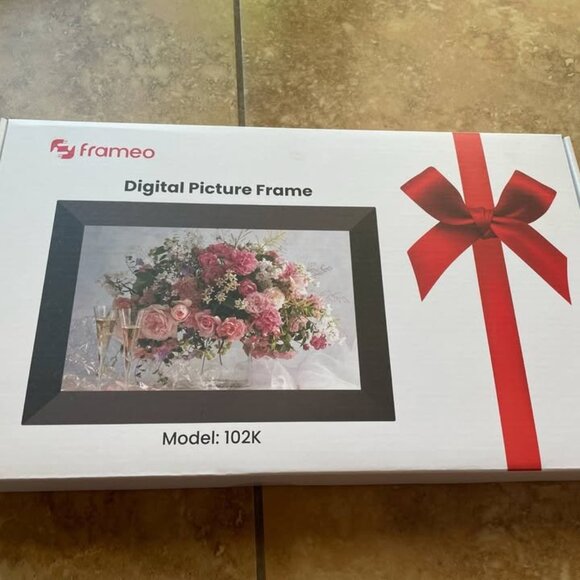 Frameo 10.1" WiFi Digital Picture Frame HD Touch Screen App Sharing Gift home - Picture 9 of 10